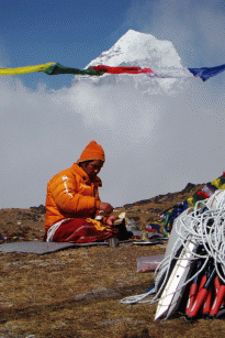 Puja Ceremony for climbers